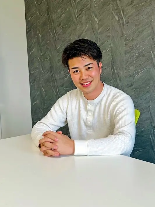 代表取締役社長　岡林　インタビュー写真